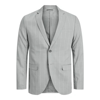 Afbeelding van Jack &amp; Jones Jprfranco Check Blazer, Heren, Maat: 52, Light gray