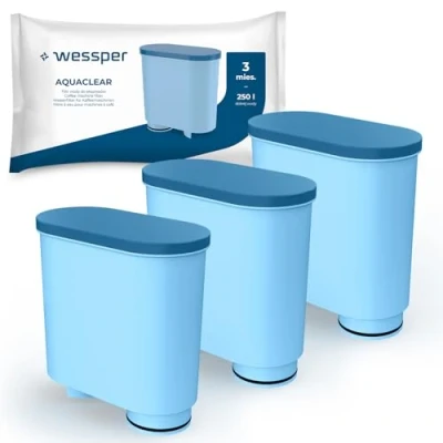 Afbeelding van Wessper Waterfilter compatibel met Philips AquaClean CA6903/10 CA6903/22 CA6903 kalkfilter, Aqua Clean filterpatroon voor Saeco en volautomatische espressomachines, 3 stuks