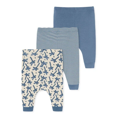 Afbeelding van Schiesser 3PACK LOVE Pyjamabroek voor kinderen, Maat: 92, Blau creme