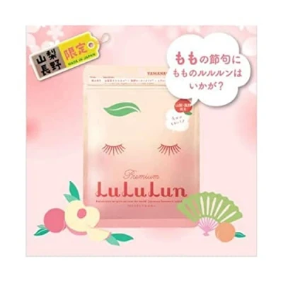 Afbeelding van Lululun Premium Sheet MASK Yamanashi Peach 7PACK Masker, Maat: 108 ml,