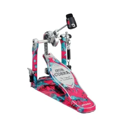Afbeelding van Tama HP900PMCS Einzelpedal Iron Cobra Power Glide Marble Coral Swirl Drum pedaal