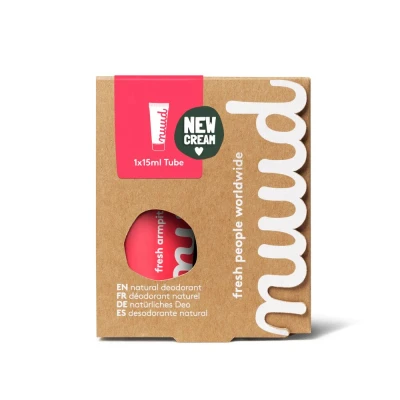 Afbeelding van Nuud Crème deodorant (starter (1 x 15 ml), rood)