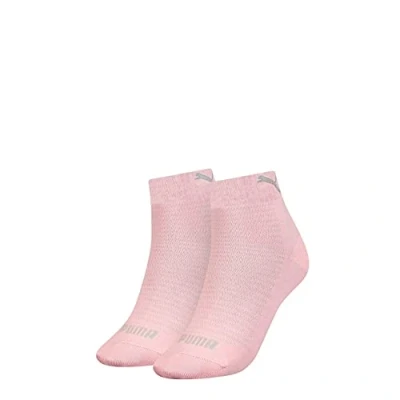 Afbeelding van PUMA, sokken, kwart lang, in bruin mix, roze, Medium