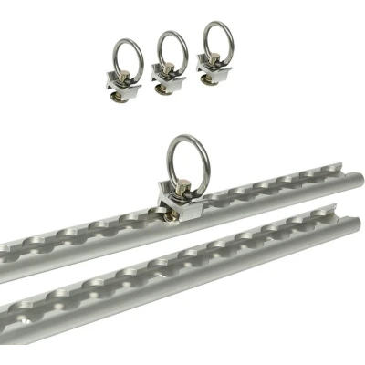 Afbeelding van ProPlus Rails voor ladingzekering 2 stuks á 60 cm 6 delig