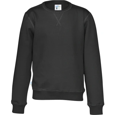 Afbeelding van Cottover SWEATER CREW NECK KID GOTS GECERTIFICEERD 141015 Zwart