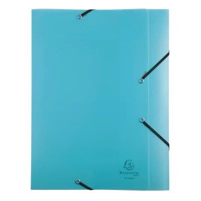 Afbeelding van Exacompta Ref. 18570E CARTOBOX archiefdoos met elastieken plat geleverd 2,5 cm rug gemaakt van polypropyleen Chromaline pastel formaat 25 x 33 voor A4 willekeurige kleur