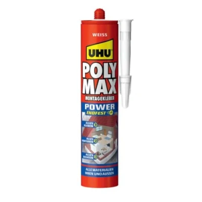 Afbeelding van UHU 47230 Poly Max High Grip Express wit 425 g