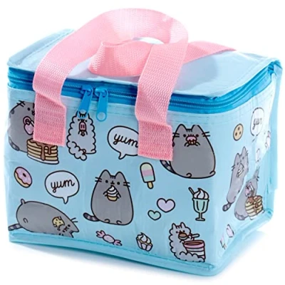 Afbeelding van Kleine lunch Koeltas Pusheen de kat print 21 x 15 4,4 liter