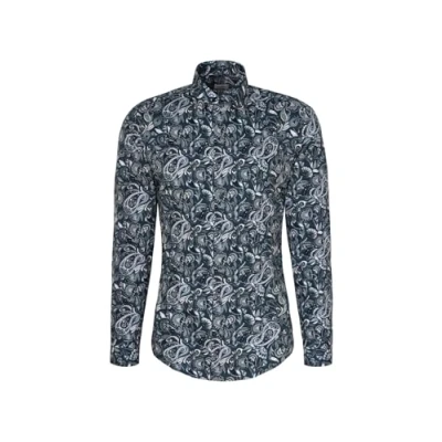 Afbeelding van Seidensticker Zakelijk herenhemd slim fit gemakkelijk te strijken Kent kraag lange mouwen 100% katoen, turquoise, 40