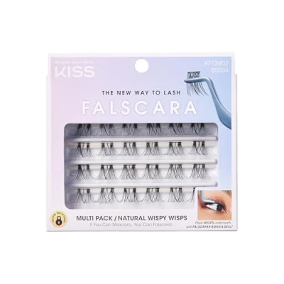 Afbeelding van Kiss Falscara Natural Wispy Wisps, 1 stuks