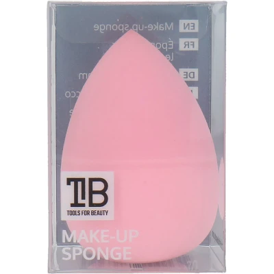 Afbeelding van T4B Make Up Spons Druppel Licht Roze 40 x 60 mm
