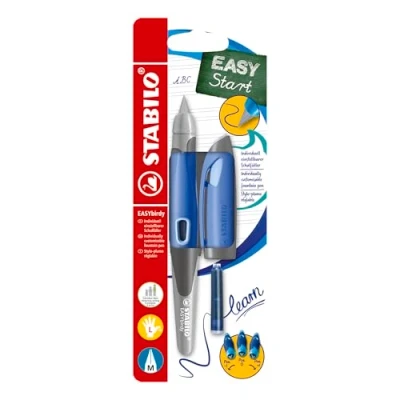Afbeelding van STABILO EASYbirdy Ergonomische Vulpen Linkshandig Pastel Edition Blauw/Licht Blauw Speciale L punt