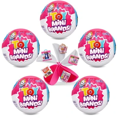 Afbeelding van 5 Surprise Speelgoed Mini Merken Serie 2 Capsule Collectible Toy, Mystery Echte Miniatuur Collectibles (5 Pack)