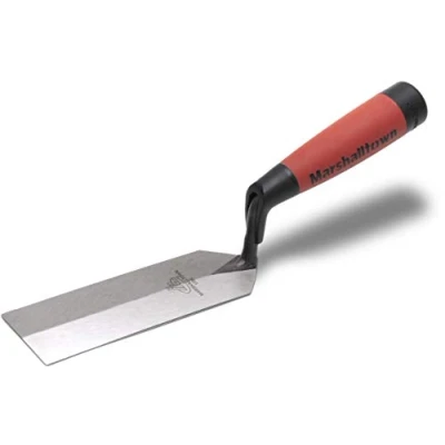 Afbeelding van Marshalltown spaan met Durasoft handvat, gemaakt van koolstofstaal, smalle voor plaatsen, afmetingen: 152x51 mm