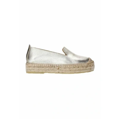 Afbeelding van Sacha Gouden Espadrilles (Maat 36, Leer)