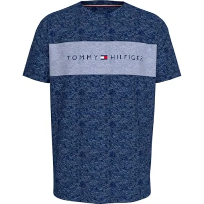 Afbeelding van Tommy Hilfiger Original Blocked Pyjamashirt, Heren, Maat: Small, Desert sky ht