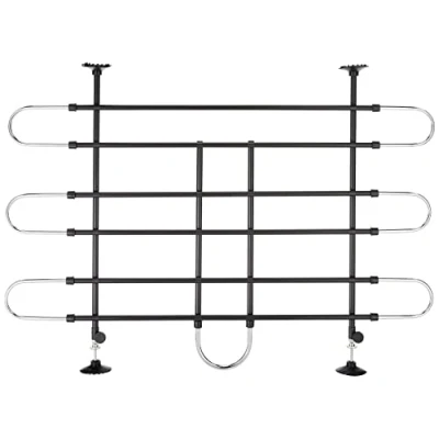 Afbeelding van Karlie Autohekje B100 160cm, H75 130cm zwart/chroom