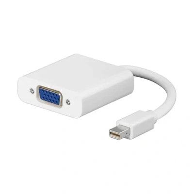 Afbeelding van Goobay Mini DP / VGA, SB, VGA (D Sub), DisplayPort, Mâle, Femelle, Blanc, 1 pièce(s)