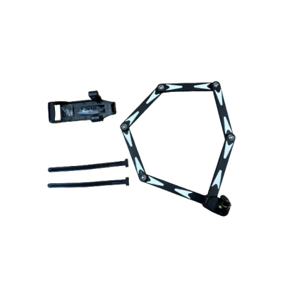 Afbeelding van Falkx Vouwslot ART2 Zwart 95CM Met Framehouder