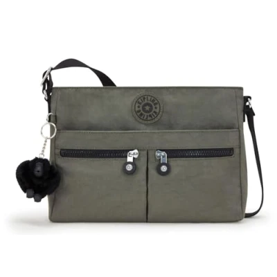 Afbeelding van Kipling NEW Angie Schoudertas, Dames, Maat: One Size, Green moss