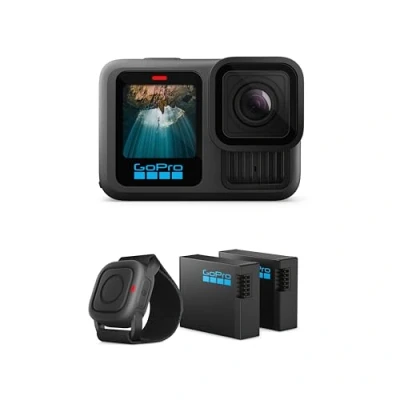 Afbeelding van GoPro HERO13 Black Action Bundle Inclusief 2 Enduro batterijen en waterdichte sluiterafstandsbediening