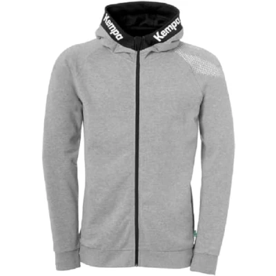 Afbeelding van Kempa CORE Sweater met rits, Heren, Maat: Medium, Dark grau melange