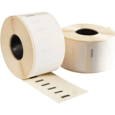 Afbeelding van Dymo 99018 / S0722470 compatible labels, 190 mm x 38 mm, 110 etiketten per rol, wit, permanent