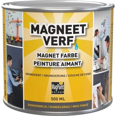 Afbeelding van MagPaint Magneetverf 500 ml Donkergrijs