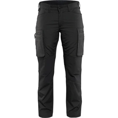 Afbeelding van Blaklader Dames Service werkbroek Stretch 7159 1845 Vrouwen Zwart 48