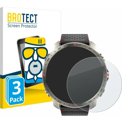 Afbeelding van BROTECT AirGlass Matte kogelwerende glasfolie, Smartwatch beschermfolie, Grijs