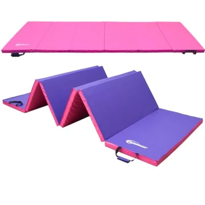 Afbeelding van 300x100 XXL Gymnastiekmat voor thuis Opvouwbaar 5cm dikke Turnmat Zachte Vloermat Kinderen