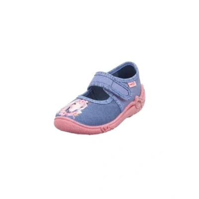 Afbeelding van Superfit meisjes belinda pantoffels, Blauw 8060, 24 EU