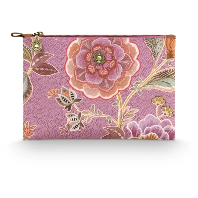 Afbeelding van Pip Studio Make Up Etui Charly Cosmetic Flat Pouch Medium Matata Lilac