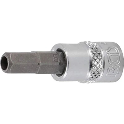 Afbeelding van BGS Dopsleutelbit 1/4&quot; binnenzeskant met boring 6 mm