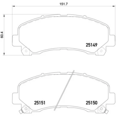 Afbeelding van Brembo Remblokset P 34 007