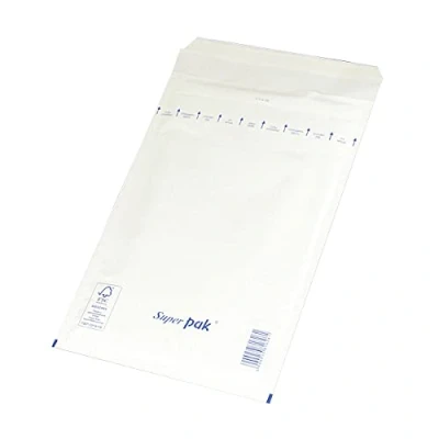 Afbeelding van zelfklevende enveloppen met luchtkussenfolie OFFICE PRODUCTS HK B12 120x215mm/140x225mm 10 stuks wit / type bubbelfolie/Art HK/kleur wit/Format