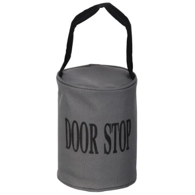 Afbeelding van Esschert Design Deurstopper Met Handvat 13X27 Cm Grijs
