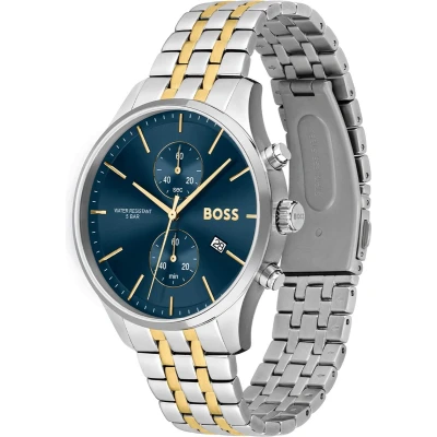 Afbeelding van HUGO BOSS heren Associate horloge HB1513976 in de kleur Zilver