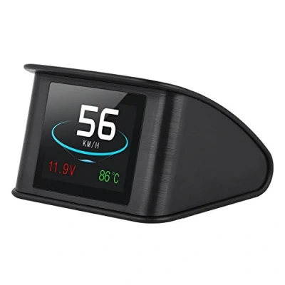 Afbeelding van Digitale snelheidsmeter, universele weergave van de kop HUD OBD2, snelheidswaarschuwing en brandstofverbruiksdisplay