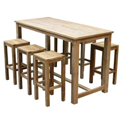 Afbeelding van Barset Grade A teakhout 180x80xH105 cm 7 delig