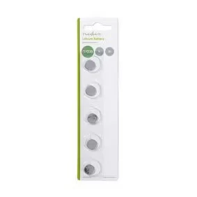 Afbeelding van Knoopcel batterij CR1220 Nedis 5 stuks (Lithium, 3 V)