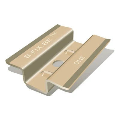 Afbeelding van RVS B Fix Clips voor blinde bevestiging vlonderplanken Doos 100 stuks Wovar en