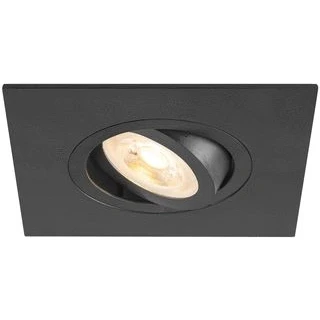 Afbeelding van SLV 1007628 NEW TRIA 75 XL Inbouwlamp LED GU10 Zwart