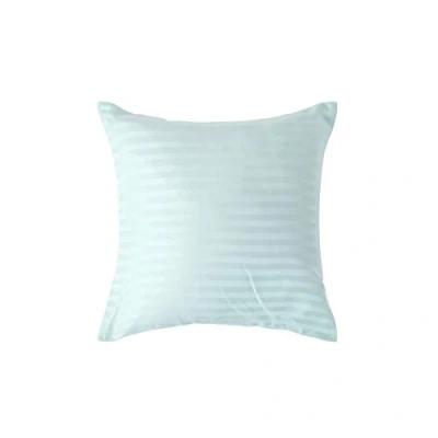 Afbeelding van Homescapes kussensloop 40 x cm met satijnen strepen aqua, draaddichtheid 330