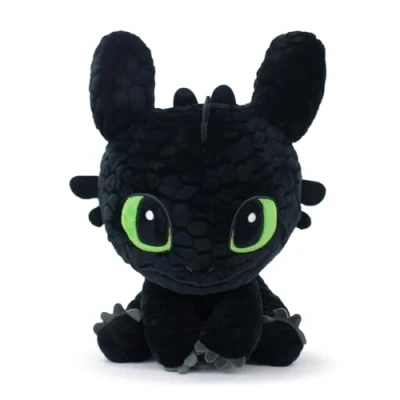 Afbeelding van Play by Pluche dier, hoe je draak traint, 18 cm, 760025568 (open ogen)