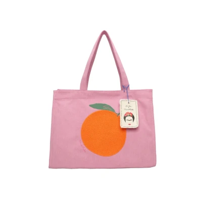 Afbeelding van Fritzi aus Preussen x Frida Kahlo Easy01 Canvas Oranges Shopper,