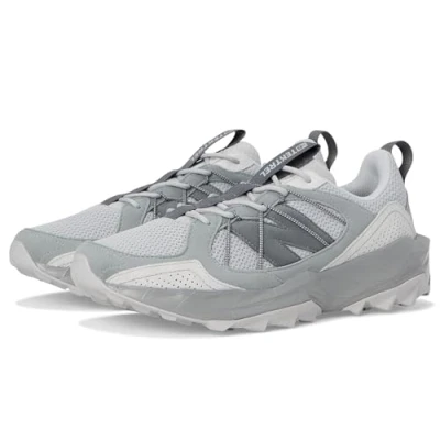 Afbeelding van New Balance Tektrel Trail hardloopschoenen, Heren, Maat: 41.5, Slate grey Leer en textiel