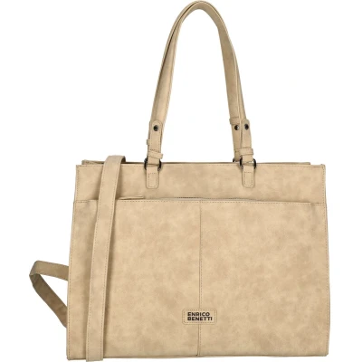 Afbeelding van Enrico Benetti Kensi Shopper 15&quot; taupe Laptoptas