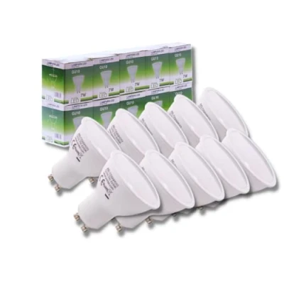 Afbeelding van Jandei Ledlamp 7W GU10, Neutraal Wit Licht 4200K Pak van 10 stuks 650 Lumen, niet dimbaar (equivalent 56W halogeen) Voor binnen Levensduur tot 15 jaar
