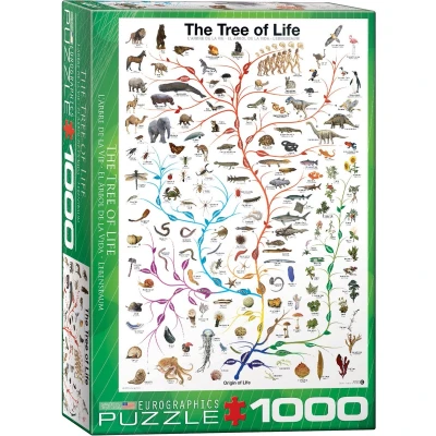 Afbeelding van Eurographics THE TREE OF LIFE 1000 Teile Puzzel voor kinderen, Maat: One Size, Multi coloured